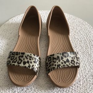 COPY - Leopard crocs flats. So comfortable!!